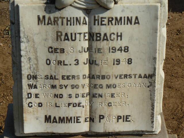 RAUTENBACH Marthina Hermina 1948-1948