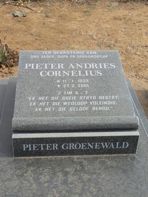 GROENEWALD Pieter Andries Cornelius 1933-2001