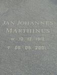 VUUREN Jan Johannes Marthinus, Jansen van 1912-2001