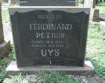 UYS Ferdinand Petrus 1924-1958