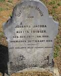 LOUBSER Johanna Jacoba Aletta 1886-1889