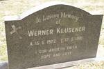 KLÜSNER Werner 1922-1981