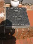 ANDERSON Gerald 1912-1982 & Joyce 1916-1978 