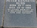 BUBB Peter Kenneth 1958-1986