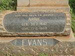 EVANS Arrie 1947-1969