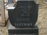 SAAYMAN Theo 1937-1972