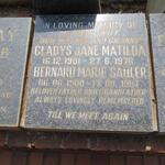 SADLER Bernard Marie 1900-1987 & Gladys Jane Matilda 1901-1976