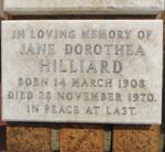 HILLIARD Jane Dorothea 1908-1970
