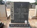 HEEVER Phillipus Marthinus, van den 1943-1974