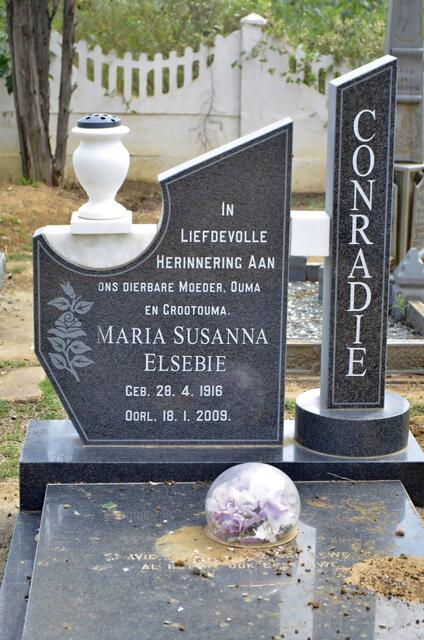 CONRADIE Maria Susanna Elsebie 1916-2009