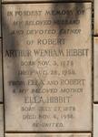 HABBIT Arthur Wenham 1875-1955 & Ella 1878-1958
