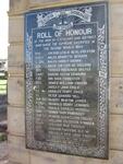 4. Roll of honour - Second World War 1939-1945