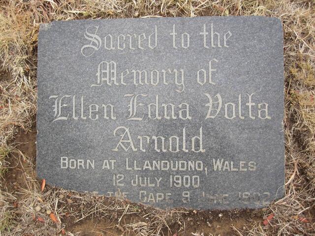 ARNOLD Ellen Edna Volta 1900-1992