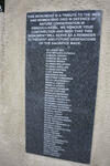 08. Tribute to the men and women who died in defence of nature conservation in Kwazulu-Natal