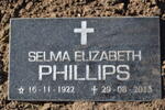 PHILLIPS Selma Elizabeth 1922-2013