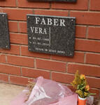FABER Vera 1968-2014
