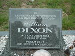 DIXON William 1934-1999