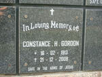 GORDON Constance H. 1913-2008
