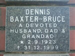 BAXTER-BRUCE Dennis 1923-1999