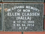 CLASSEN Ellen 1935-2014