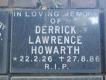 HOWARTH Derrick Lawrence 1926-1986