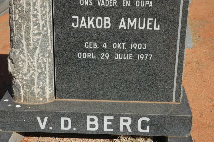 BERG Jakob Amuel, v.d. 1903-1977