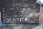BRITS Enslin Hendrik 1922-1964