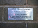 GOSWELL George William 1931-1997