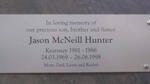 HUNTER Jason McNeill 1969-1998
