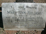 HOLLAND John William -1945 :: HOLLAND Mary Ann -1920
