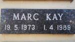 KAY Marc 1973-1989