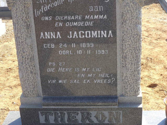 THERON Anna Jacomina 1899-1993