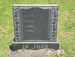 JAGER George, de 1955-1993