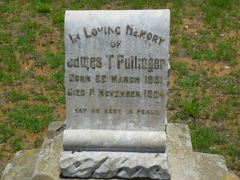 PULLINGER James 1851-1924