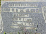 CLERCQ Anna C.M., de nee STOLTZ 1884-1946