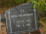 RENSBURG J.J., Janse van 1915-1997