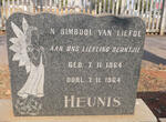 HEUNIS Baba 1964-1964