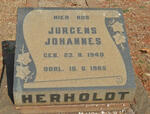HERHOLDT Jurgens Johannes 1940-1965
