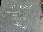 JACOBSZ Johannes Hendrik Jacobus 1919-1987