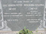 MEYER Gert Hendrik Pieter 1865-1952 & Hercolina Susanna GERICKE 1873-1947