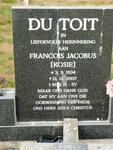 TOIT Francois Jacobus, du 1934-2007