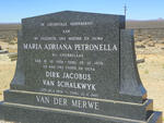 MERWE Dirk Jacobus van Schalkwyk, van der 1909-1993 & Maria Adriana Petronella GROBBELAAR 1908-1979