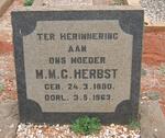 HERBST M.M.C. 1880-1963