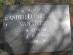 HEERDE Sander Daniel Bemnin, van 1911-1961