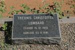 LOMBARD Theunis Christoffel 1913-1981