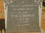 HERHOLDT H.M.A. 1895-1964