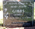 GIBBS Henry Joseph 1924-2001