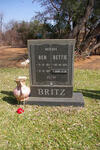 BRITZ Ben 1921-1997 & Bettie 1925-2004