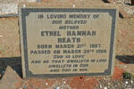 HEATH Melville James 1883-1957 & Ethel Hannah 1887-1966