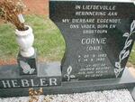 HEBLER Cornie 1923-1995 & M. 1927-1999